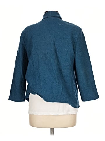 Kasper Wool Cardigan (view 2)