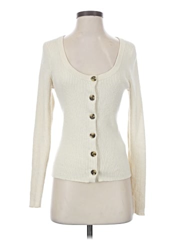 Madewell Scoopneck Cardigan Sweater (view 1)