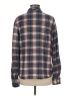 Eden & Olivia Plaid Brown Long Sleeve Blouse Size M - photo 2