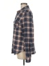 Eden & Olivia Plaid Brown Long Sleeve Blouse Size M - photo 5