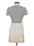 Rewind Gray Short Sleeve Blouse Size S - photo 2