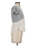 Rewind Gray Short Sleeve Blouse Size S - photo 4
