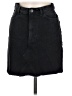 Monki 100% Cotton Black Denim Skirt Size 36 waist - photo 1