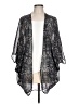 Pink Blush Gray Kimono Size L - photo 1