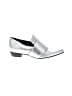 Rodarte 100% Leather Solid Silver Flats Size EU 38 1/2 - photo 1
