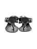 Prada Black Leather Thong Block Heels Size EU 37 - photo 2
