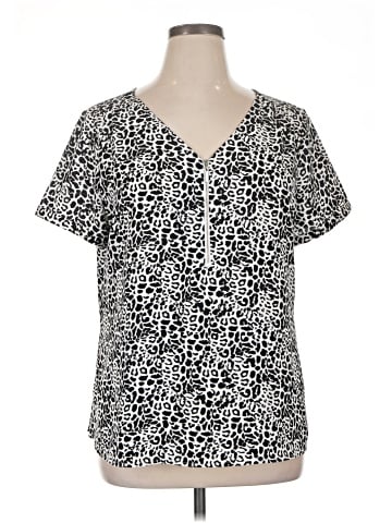Apt. 9 Short Sleeve Blouse (view 1)