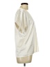 Glam Ivory Short Sleeve Blouse Size L - photo 4