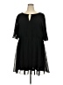 City Chic 100% Polyester Black 3/4 Sleeve Top Size 24 Plus (XXL) - photo 1