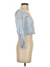 Babaton Blue 3/4 Sleeve Blouse Size S - photo 4