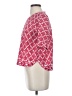 Madewell Print Red 3/4 Sleeve Blouse Size XS - photo 5
