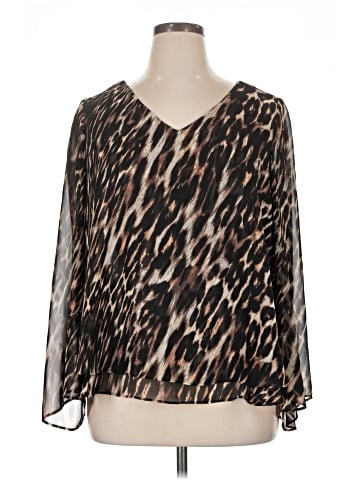 JLo by Jennifer Lopez Long Sleeve Blouse (view 1)