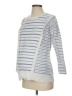 Seraphine 100% Cotton Gray 3/4 Sleeve Top Size XS Maternity - photo 1