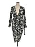 MNG Print Gray Cocktail Dress Size 14 - photo 1