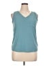 Green Envelope Teal Sleeveless T-Shirt Size XL - photo 1