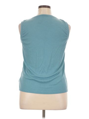 Green Envelope Sleeveless T-Shirt (view 2)