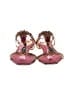 Rene Caovilla Gold Burgundy Sandals Size EU 38 1/2 - photo 2