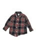 Janie and Jack 100% Cotton Plaid Red Long Sleeve Button-Down Shirt Size 6-12 mo - photo 1