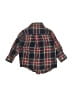 Janie and Jack 100% Cotton Plaid Red Long Sleeve Button-Down Shirt Size 6-12 mo - photo 2