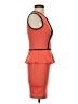 Soprano Color Block Orange Cocktail Dress Size S - photo 4
