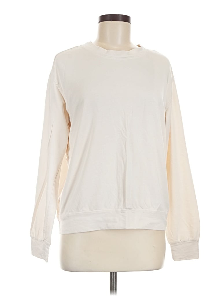 Pre-owned Lou & Grey Long Sleeve T-shirt In Ivory