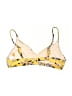 No Boundaries Floral Yellow Swimsuit Top Size M - photo 2