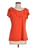 Milano Orange Short Sleeve Top Size M - photo 1