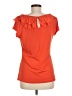 Milano Orange Short Sleeve Top Size M - photo 2