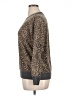 Splendid Animal Print Brown Pullover Sweater Size XL - photo 5