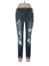 rue21 Hearts Blue Jeans Size 10 - photo 1