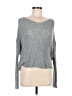 Dreamers 100% Acrylic Metallic Silver Pullover Sweater Size M - photo 1