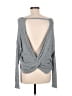Dreamers 100% Acrylic Metallic Silver Pullover Sweater Size M - photo 2