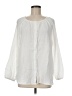 BeachLunchLounge Ivory Long Sleeve Blouse Size M - photo 1