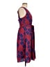 ModCloth 100% Polyester Paisley Blue Cocktail Dress Size L - photo 4