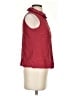 CAbi 100% Viscose Solid Red Sleeveless Button-Down Shirt Size XS - photo 4