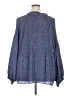 GNW 100% Polyester Blue Long Sleeve Blouse Size 2X - photo 2