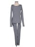Full Circle Trends With Love Gray Jumpsuit Size S - photo 2