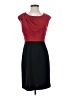 Spense Color Block Red Cocktail Dress Size 4 Petite - photo 1
