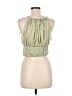 Forever 21 100% Polyester Green Sleeveless Blouse Size M - photo 2