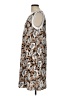 Nina Leonard 100% Polyester Paisley Brown Casual Dress Size L - photo 5