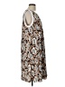 Nina Leonard 100% Polyester Paisley Brown Casual Dress Size L - photo 4