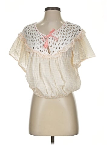 Free People Short Sleeve Blouse (view 1)