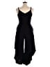 MSK 100% Rayon Solid Black Jumpsuit Size XL - photo 2