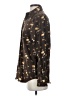 Basic Editions Floral Brown Long Sleeve Blouse Size S - photo 5