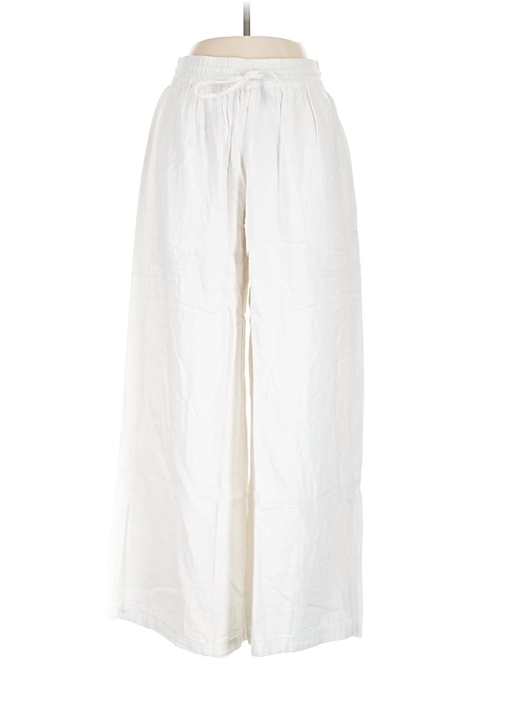 Pre-owned Pact Casual Pants In Ivory