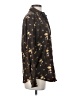 Basic Editions Floral Brown Long Sleeve Blouse Size S - photo 4