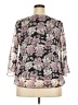 Studio 1940 100% Polyester Purple 3/4 Sleeve Blouse Size 18-20W - photo 2