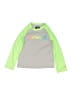 Hurley 100% Polyester Gray Rash Guard Size 7 - photo 1