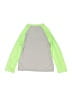 Hurley 100% Polyester Gray Rash Guard Size 7 - photo 2