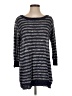 PureDKNY 100% Linen Stripes Blue Gray Pullover Sweater Size S - photo 1